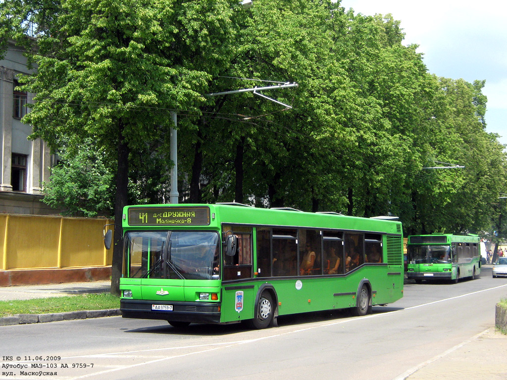 Minsk, MAZ-103.065 č. 031135