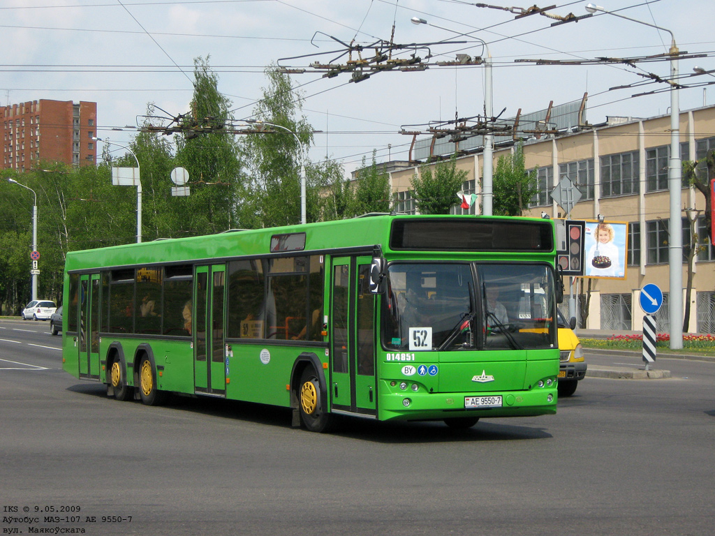 Minsk, MAZ-107.466 No. 014851