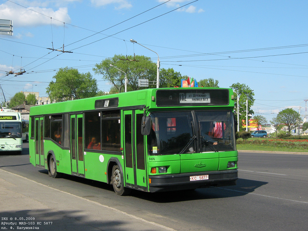 Minsk, MAZ-103.002 č. 014176