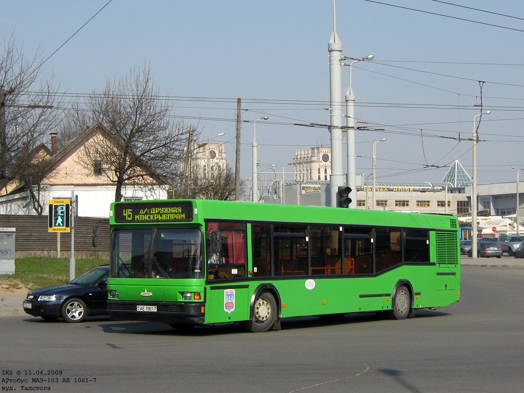 Minsk, MAZ-103.065 č. 025551