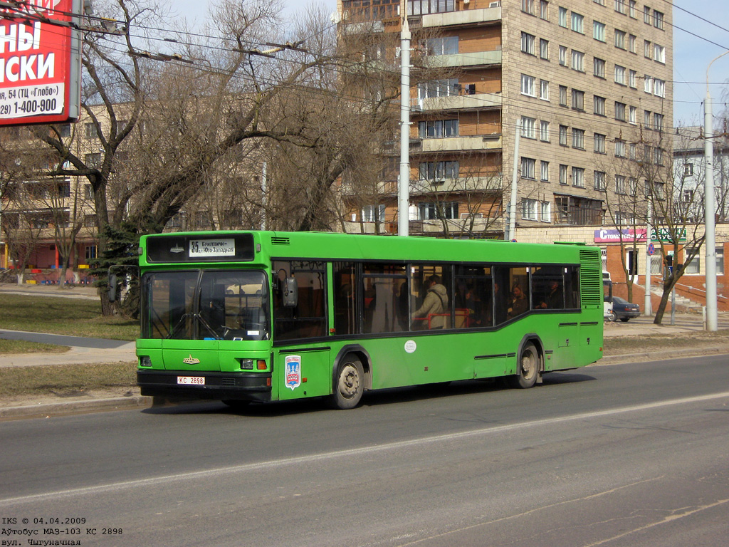 Minsk, MAZ-103.040 No. 031290