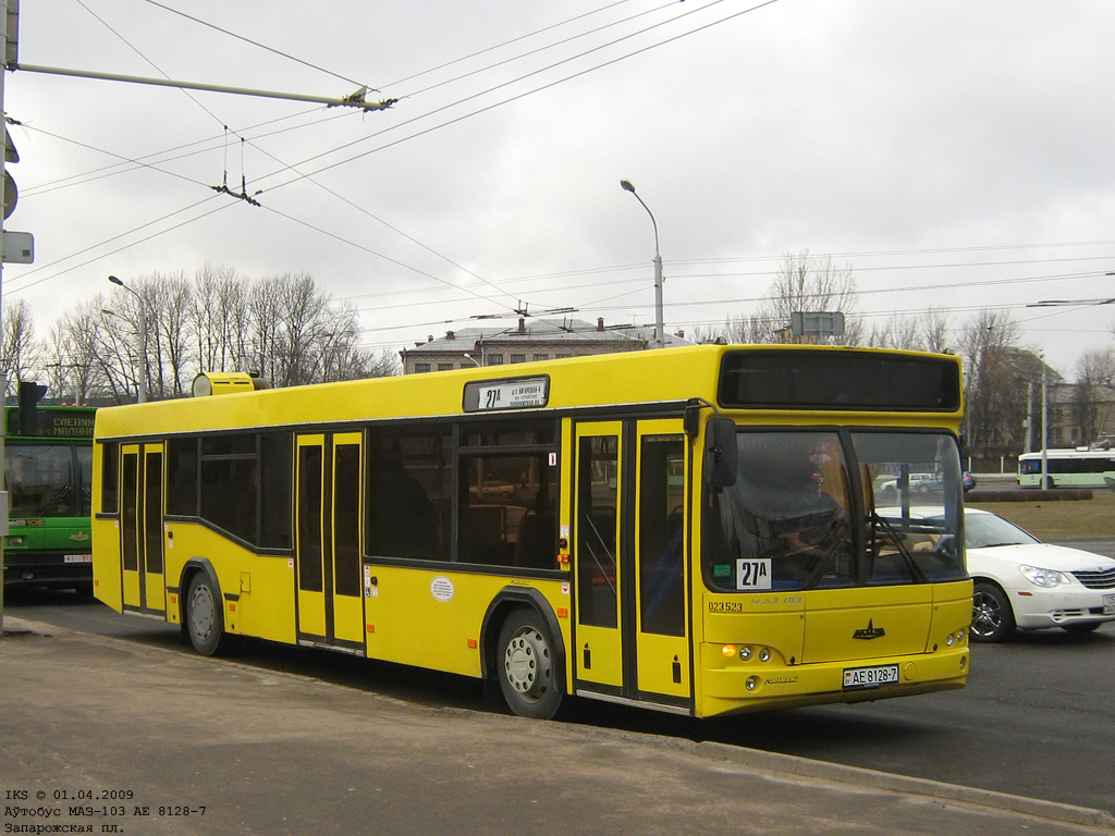 Minsk, MAZ-103.476 č. 023523