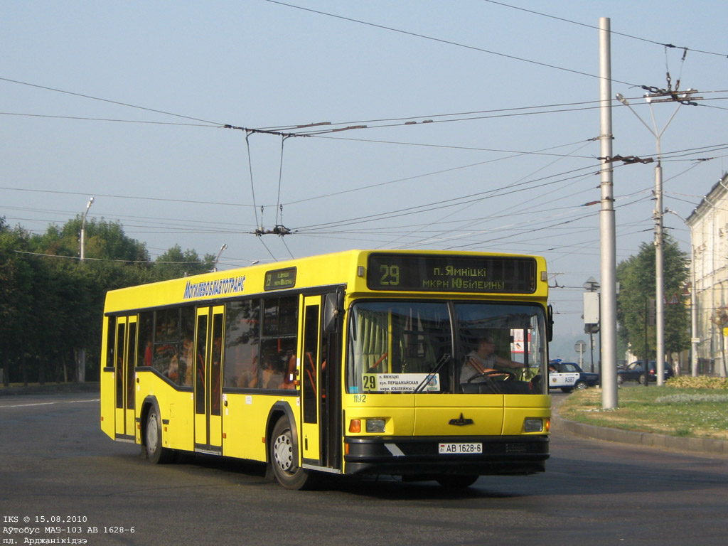 Mogilev, MAZ-103.065 č. 1192