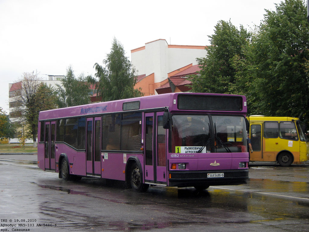 Shklov, MAZ-103.062 No. 10162