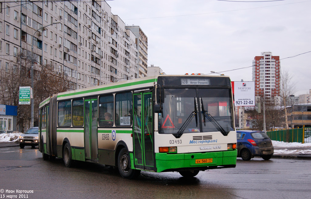 Moscow, Ikarus 435.17 # 03493