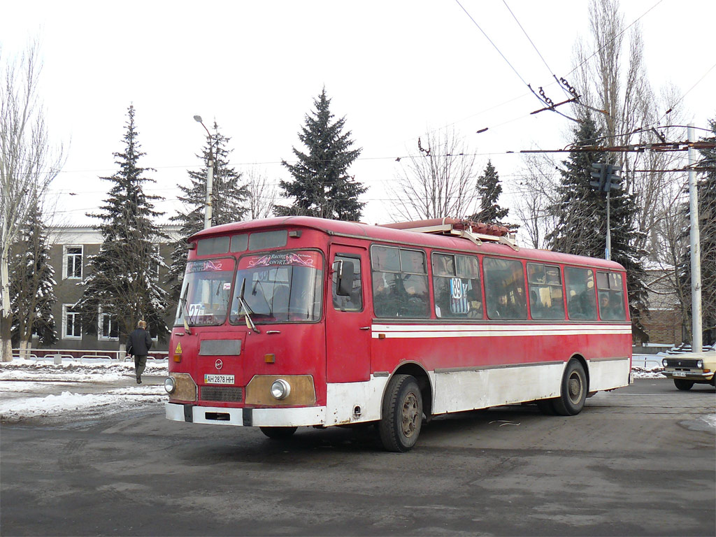 Gorlovka, LiAZ-677М nr. АН 2878 НН