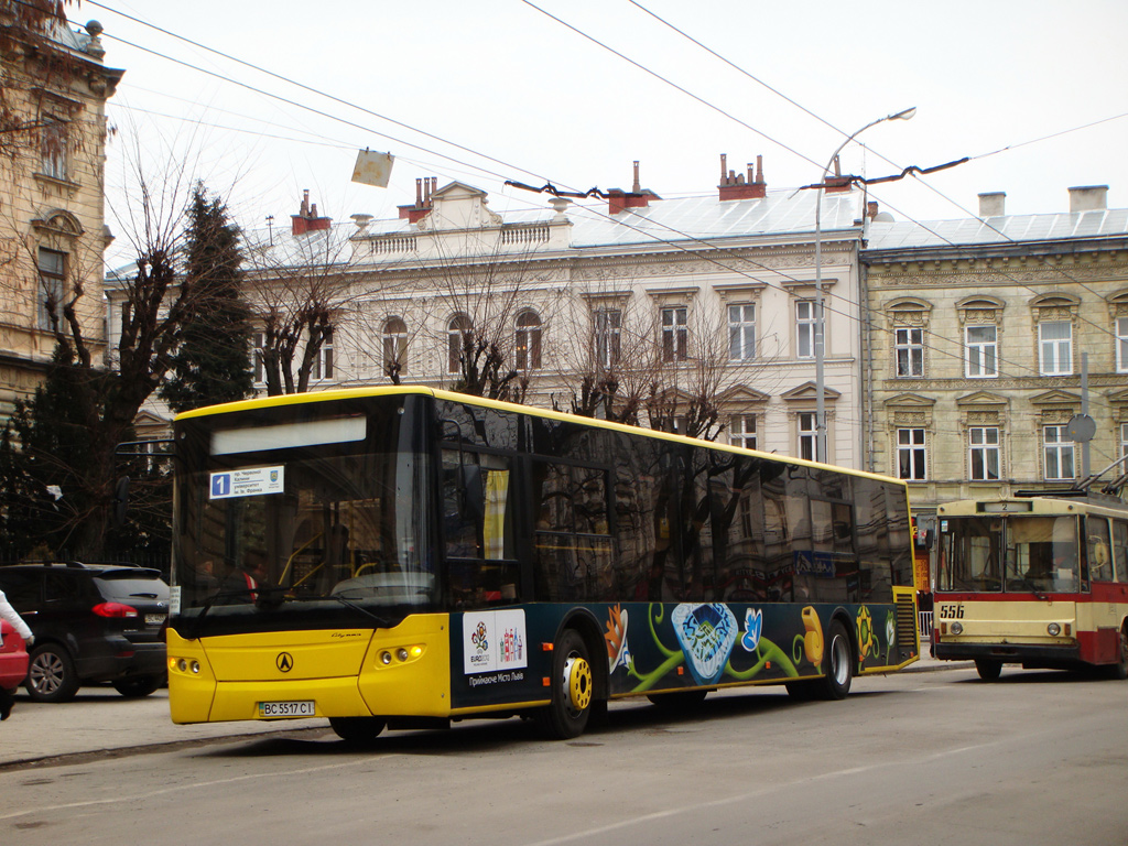 Lviv, LAZ A191F0 č. ВС 5517 СІ