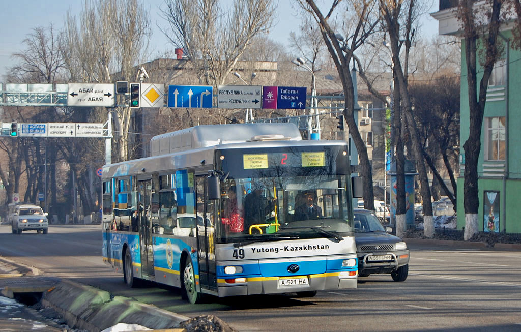 Almaty, Yutong-Kazakhstan ZK6120HGM # 049