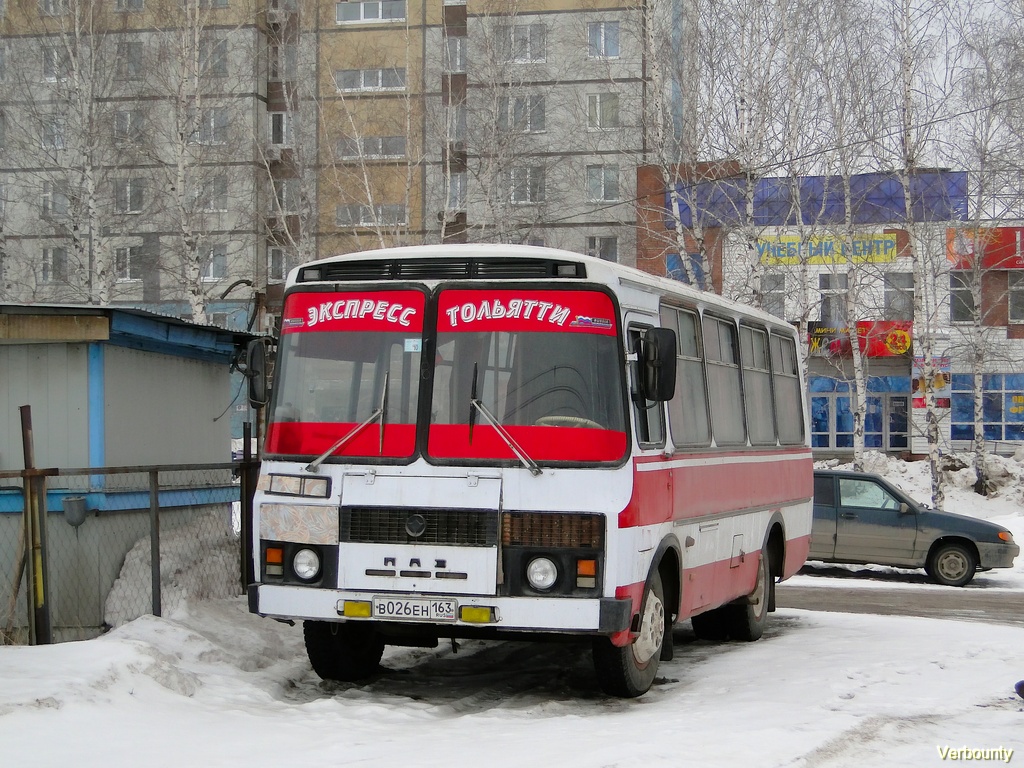 Tolyatti, PAZ-3205* # В 026 ЕН 163