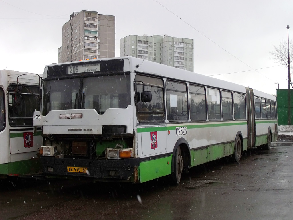 Moscow, Ikarus 435.17A # 02626