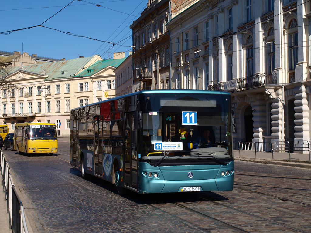 Lviv, LAZ A183 CityLAZ 12LF # ВС 1036 СІ