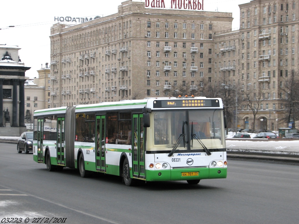 Moskau, LiAZ-6213.20 Nr. 08331