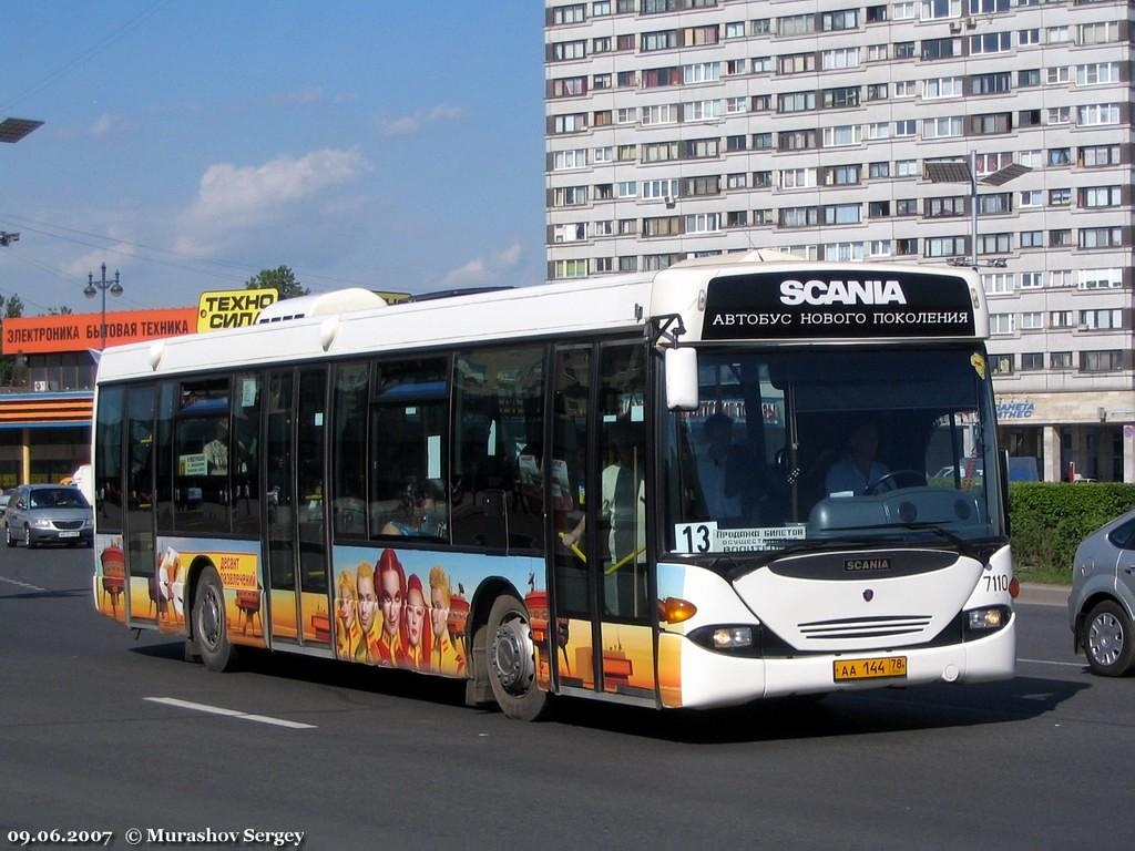 San Petersburgo, Scania OmniLink CL94UB 4X2LB # 7110