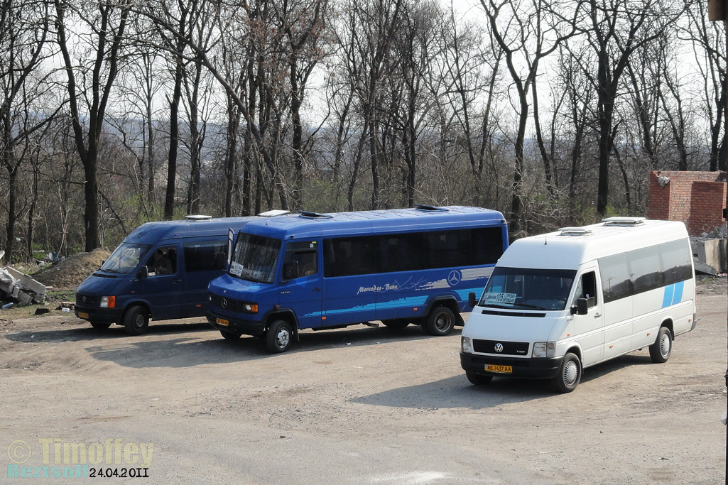 Dnipro, Volkswagen LT35 # АЕ 7437 АА; Dnipro, Mercedes-Benz T2 609D # АЕ 8384 АА