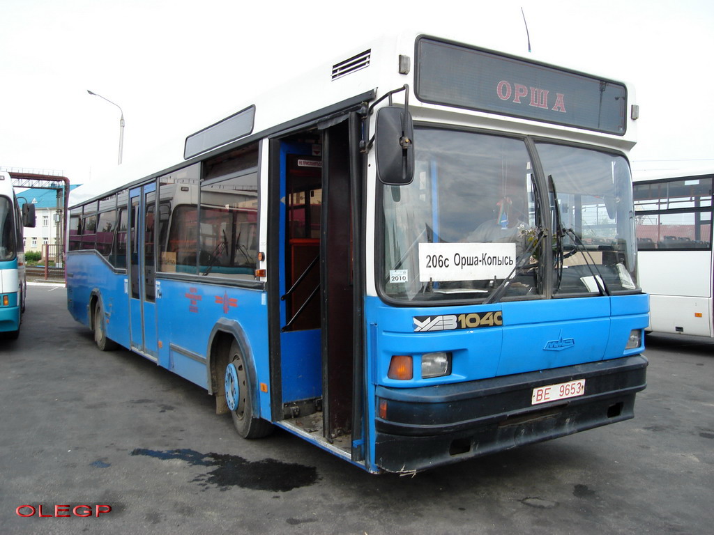 Орша, МАЗ-104.С21 № ВЕ 9653