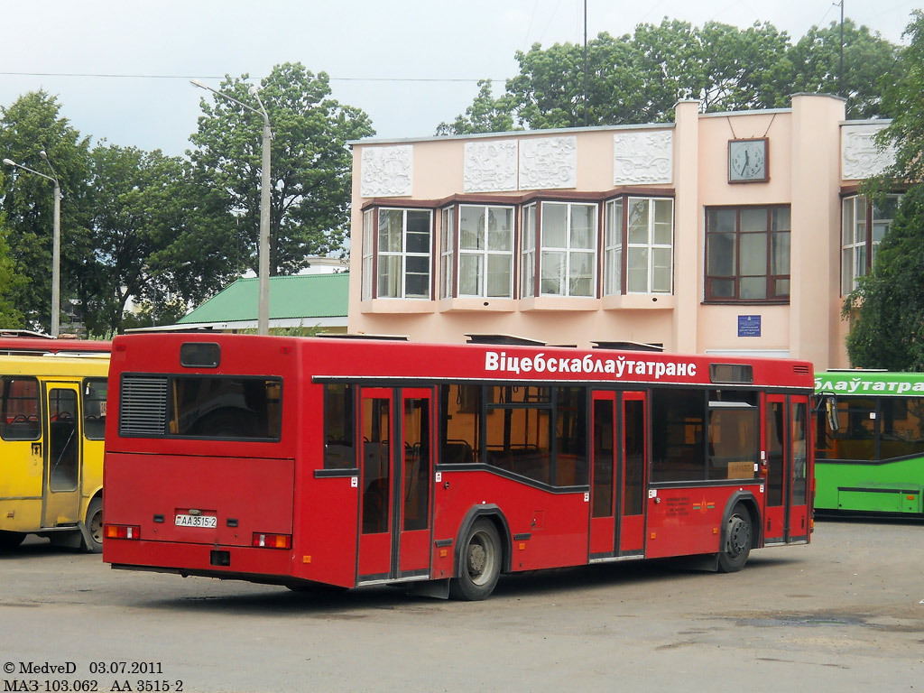 Vitebsk, MAZ-103.062 # 022586