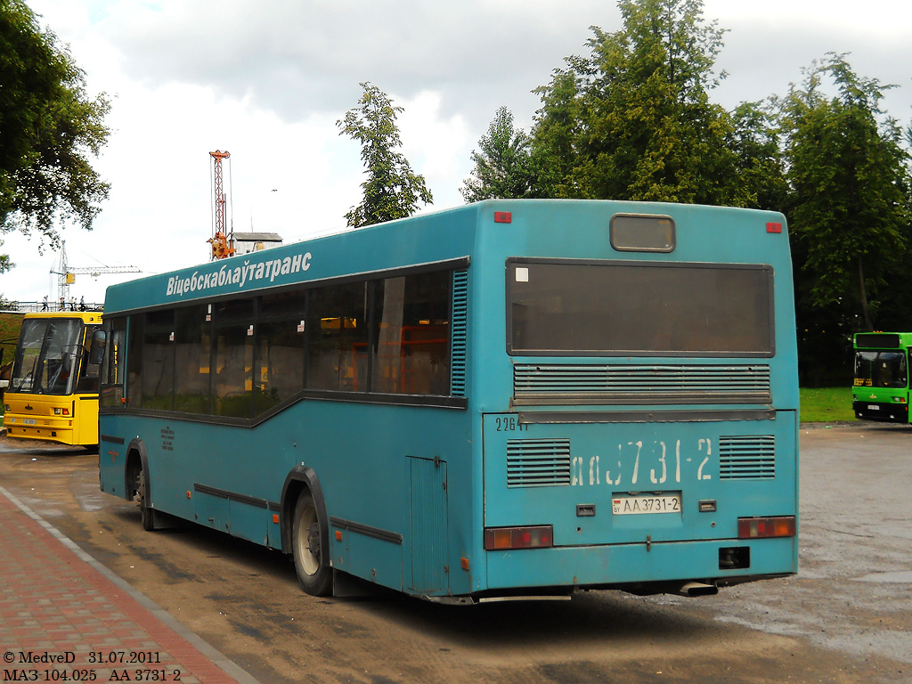 Вітебськ, МАЗ-104.025 № 022641