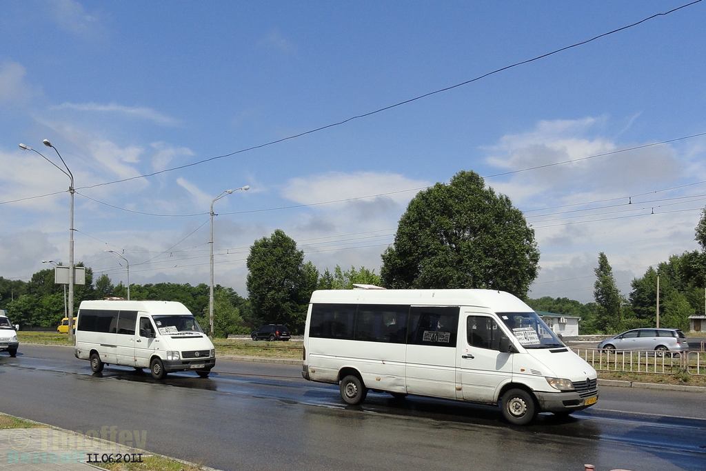 Dnipro, Mercedes-Benz Sprinter 311CDI # АЕ 1694 АА; Dnipro, Volkswagen LT35 # АЕ 1957 АМ