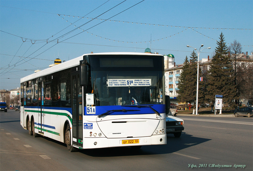 Ufa, VDL-NefAZ-52998 Transit # ЕР 022 02