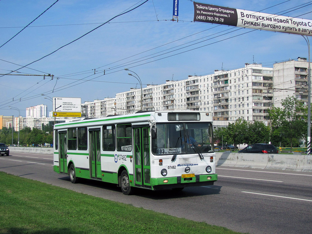 Moscow, LiAZ-5256.25 № 07482