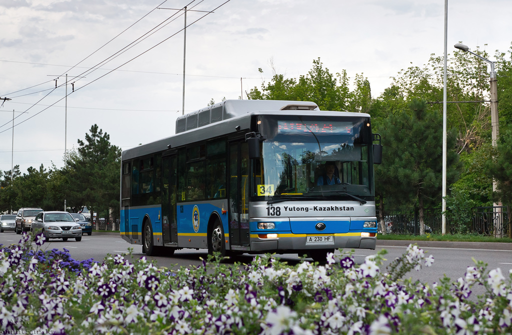 Almaty, Yutong-Kazakhstan ZK6120HGM # 138