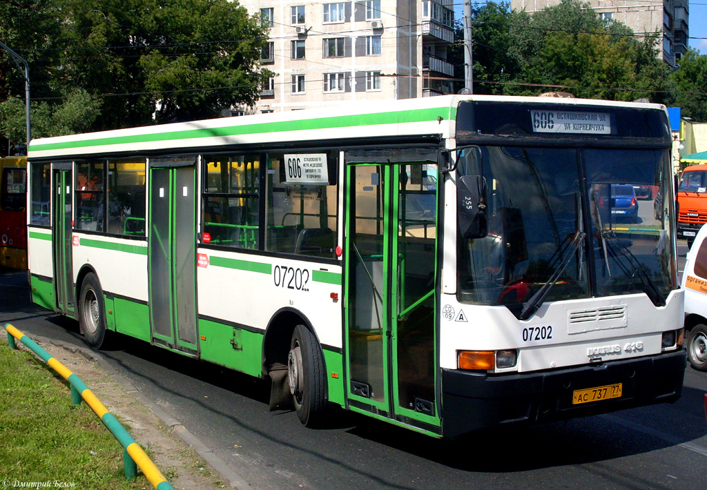 Moscow, Ikarus 415.33 # 07202