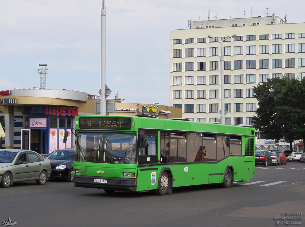 Minsk, MAZ-103.065 č. 031186