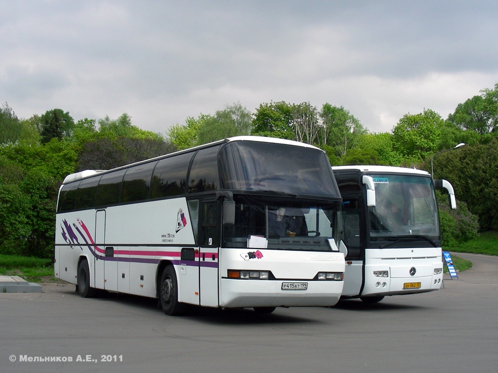 Moscow, Neoplan N116 Cityliner # Р 415 АТ 199; Moscow, Mercedes-Benz O350-15RHD Tourismo I # ЕН 062 50