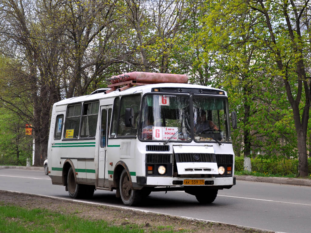 Novomoskovsk, PAZ-3205-110 (32050R) No. АК 559 71
