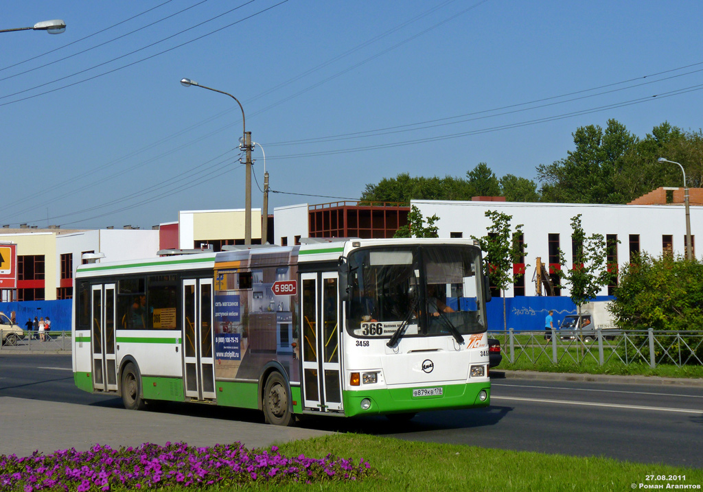 Sankt Petersburg, LiAZ-5293.53 nr. 3458