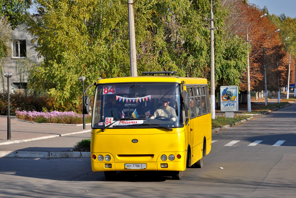 Donetsk, Bogdan A09202 (LuAZ) № АН 7786 ЕІ