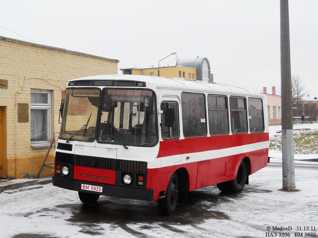 Витебск, ПАЗ-3205-110-20 (32050G) № ВМ 5933