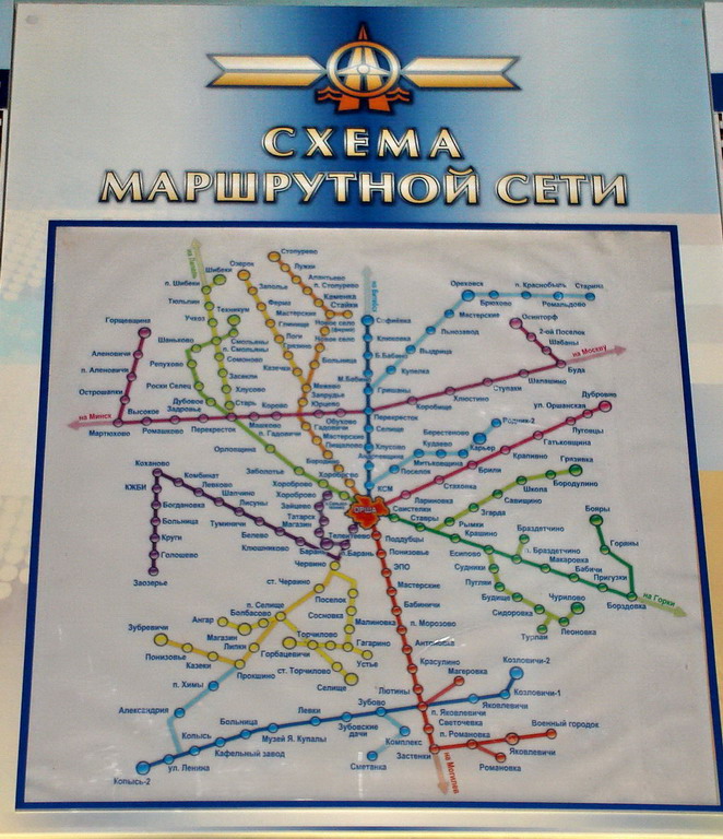 Orsha — Maps; Maps routes