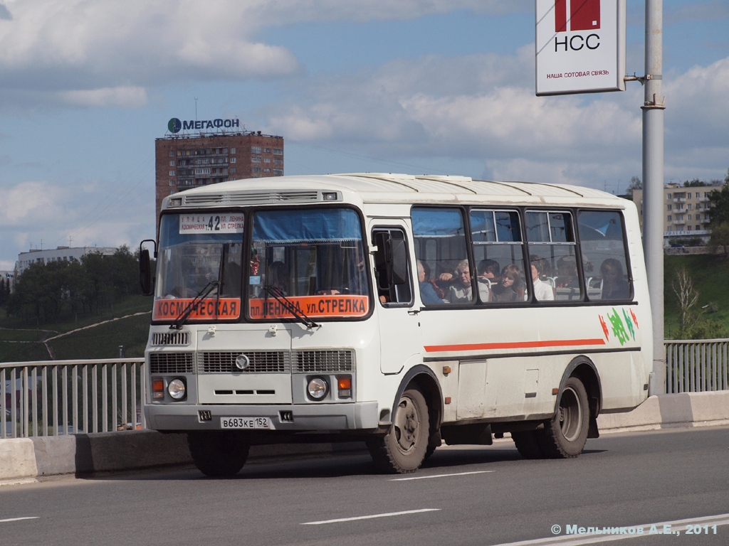 Nizhny Novgorod, PAZ-32054 (40, K0, H0, L0) # В 683 КЕ 152