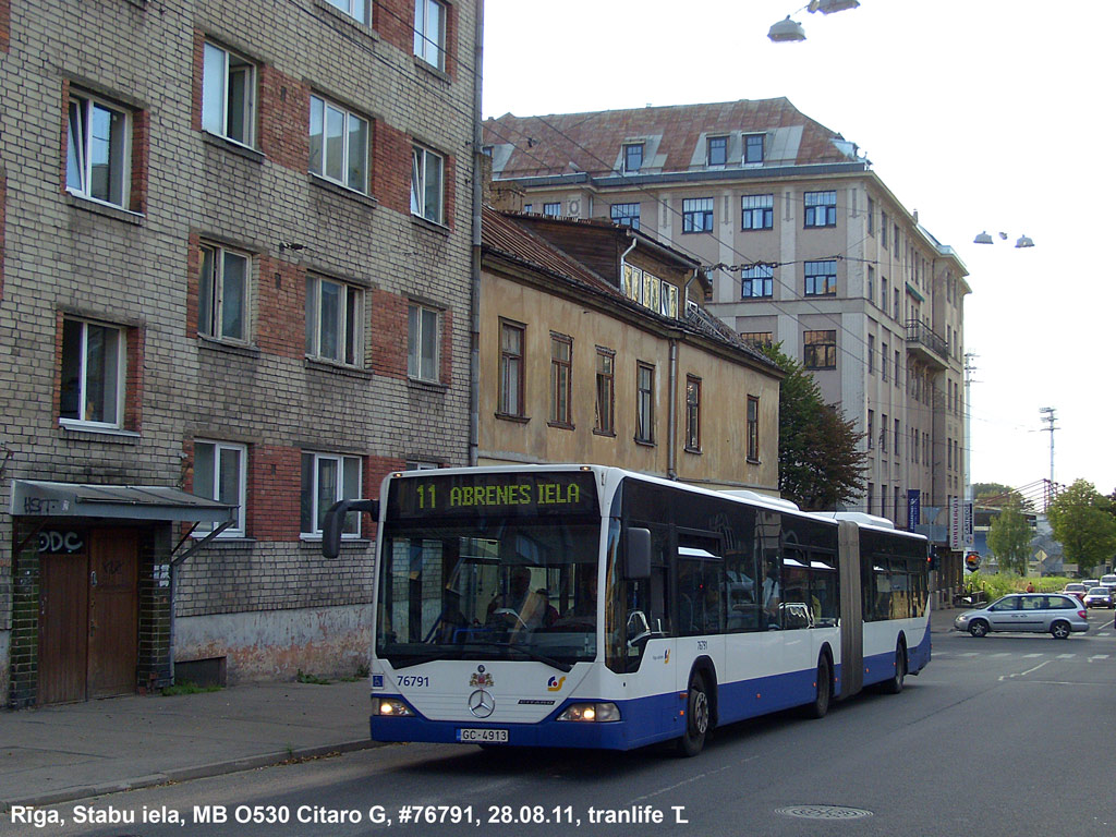 Riga, Mercedes-Benz O530 Citaro G №: 76791