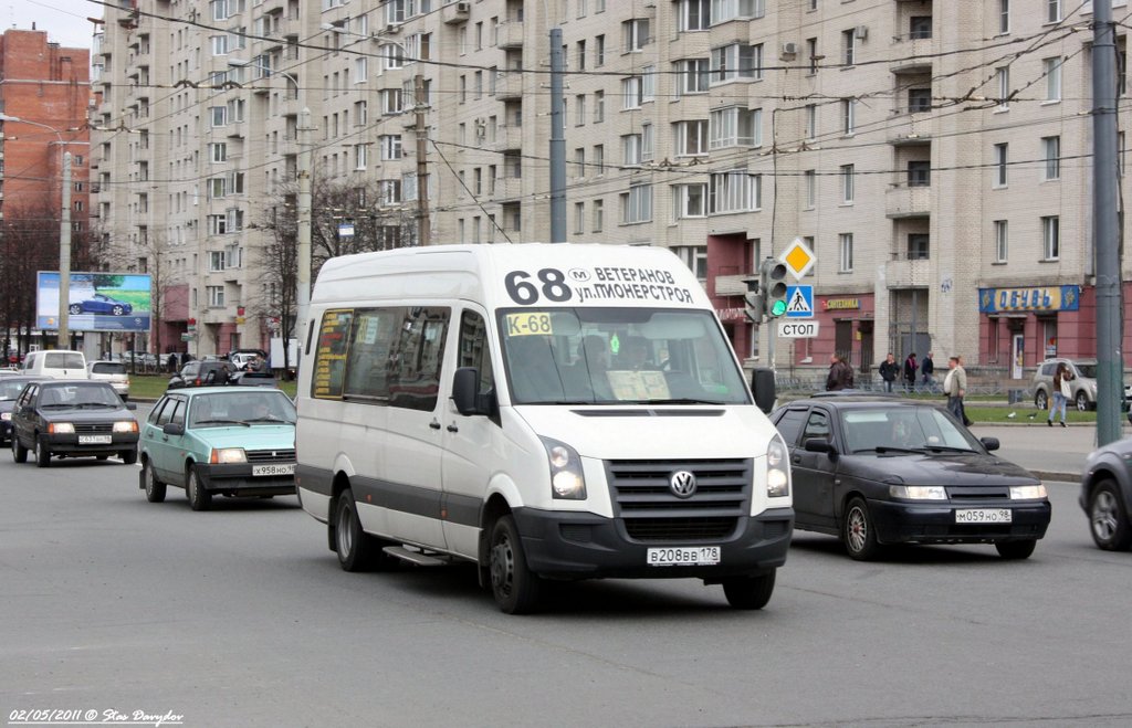 Saint Petersburg, BTD-2219 (Volkswagen Crafter 2EKZ) No. В 208 ВВ 178