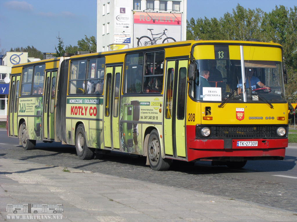 Kielce, Ikarus 280.70E No. 208