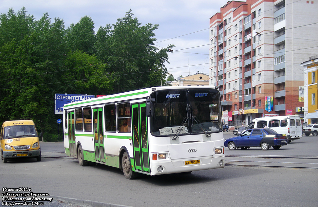 Zlatoust, LiAZ-5256.35 № АТ 781 74