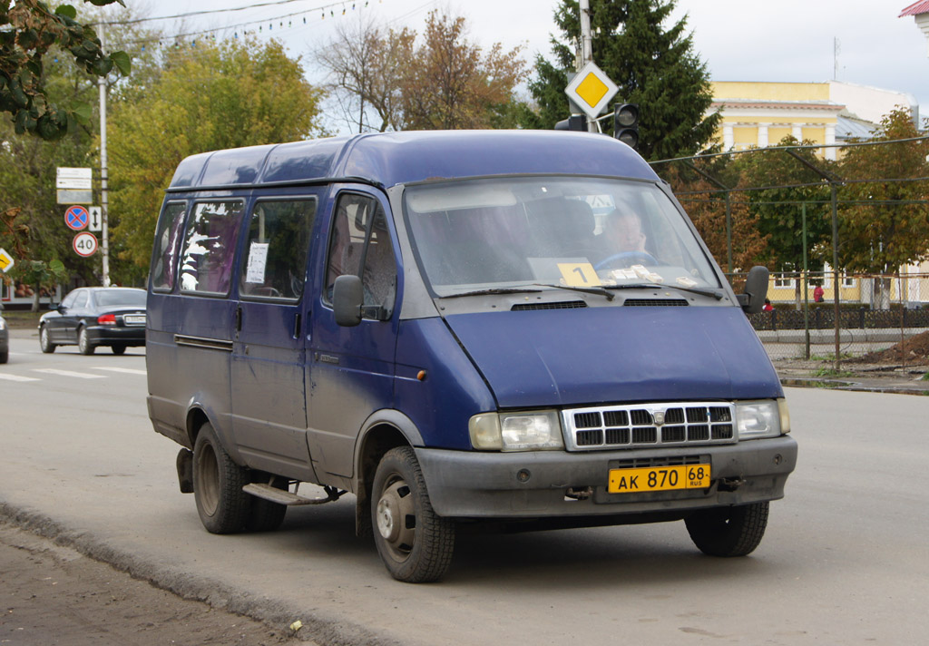 Morshansk, GAZ-3221* # АК 870 68