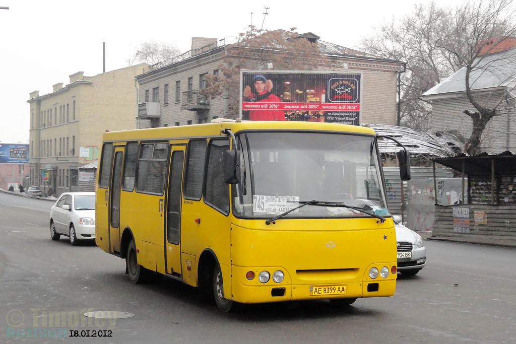Novomoskovsk, Bogdan A09201 (LuAZ) # АЕ 8399 АА