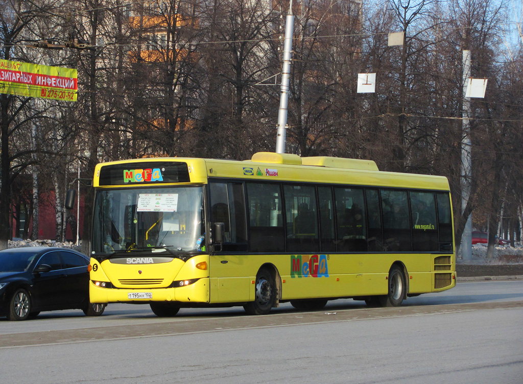 Уфа, Scania OmniLink CK95UB 4x2LB № Т 195 НУ 102