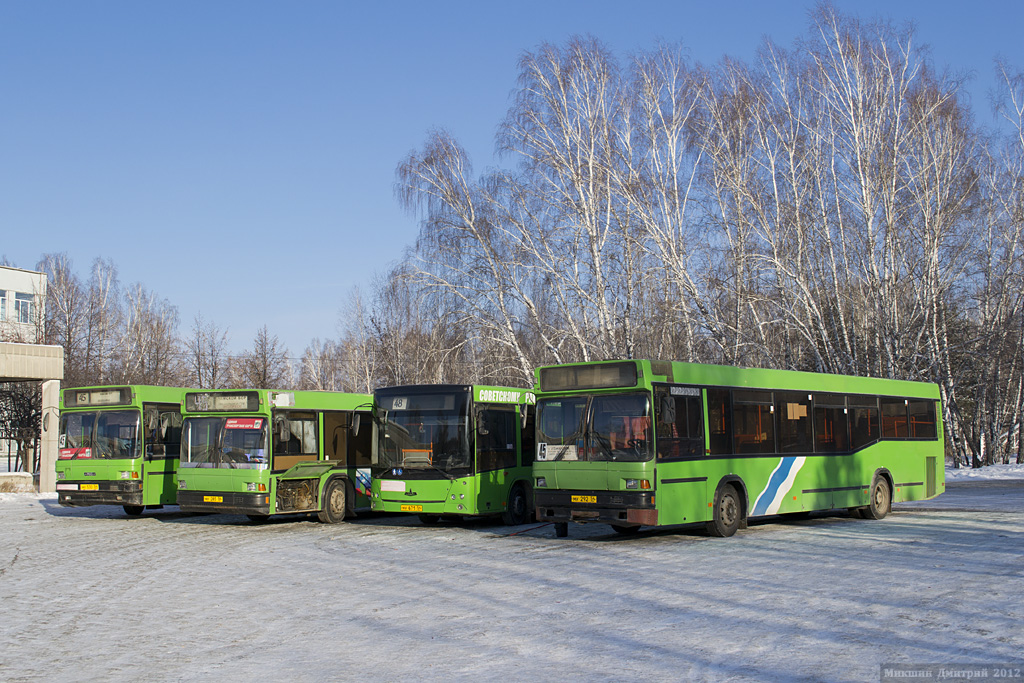 Novosibirsk, MAZ-104.021 # 3197; Novosibirsk — The final stops, terminals and stations