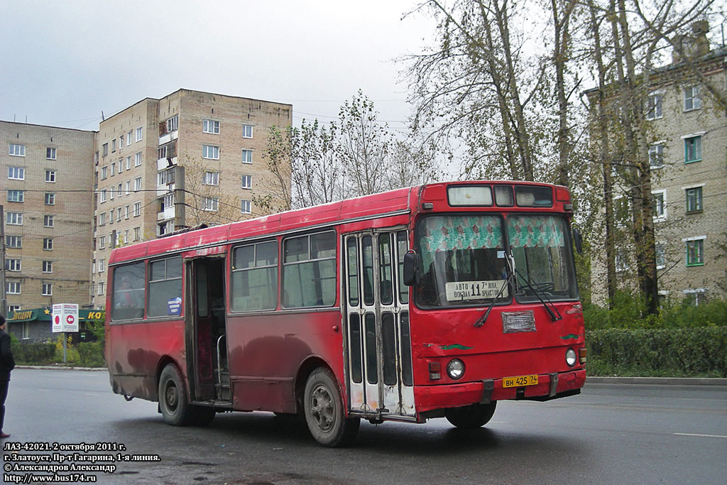 Zlatoust, LAZ-42021 № ВН 425 74