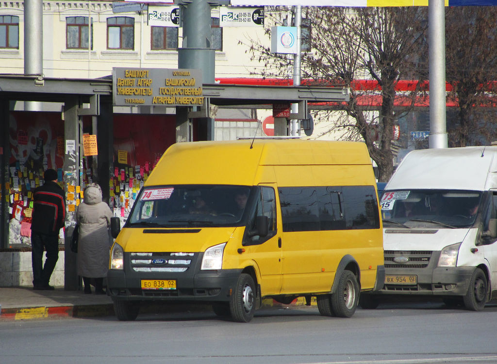 Ufa, Nizhegorodets-222702 (Ford Transit) # ЕО 838 02