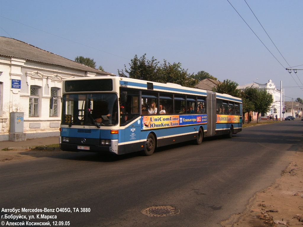 Bobruysk, Mercedes-Benz O405G č. 232