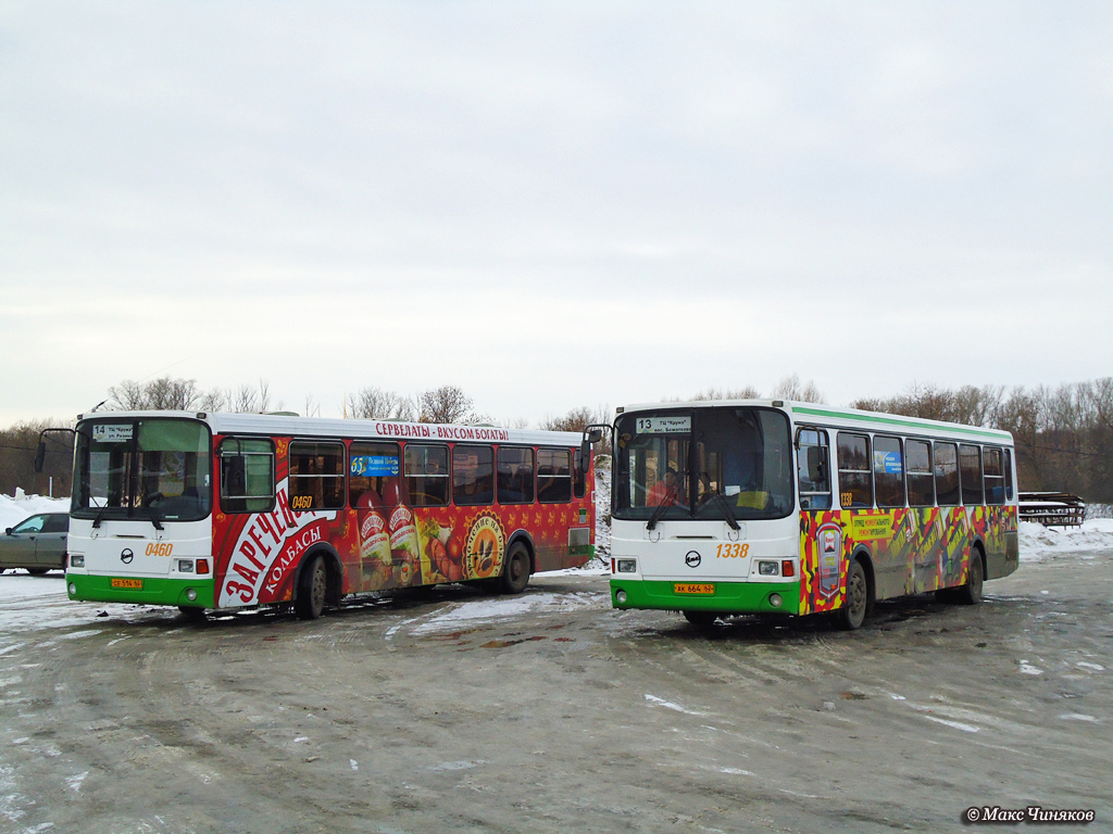 Ryazan, LiAZ-5256.26 # 1338; Ryazan, LiAZ-5256.26 # 0460