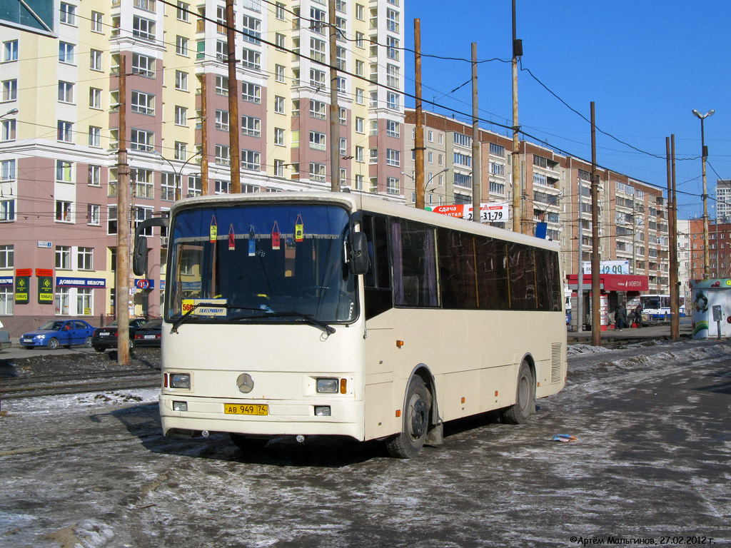 Chelyabinsk, ЛАЗ-4207JT "Лайнер-10" №: АВ 949 74
