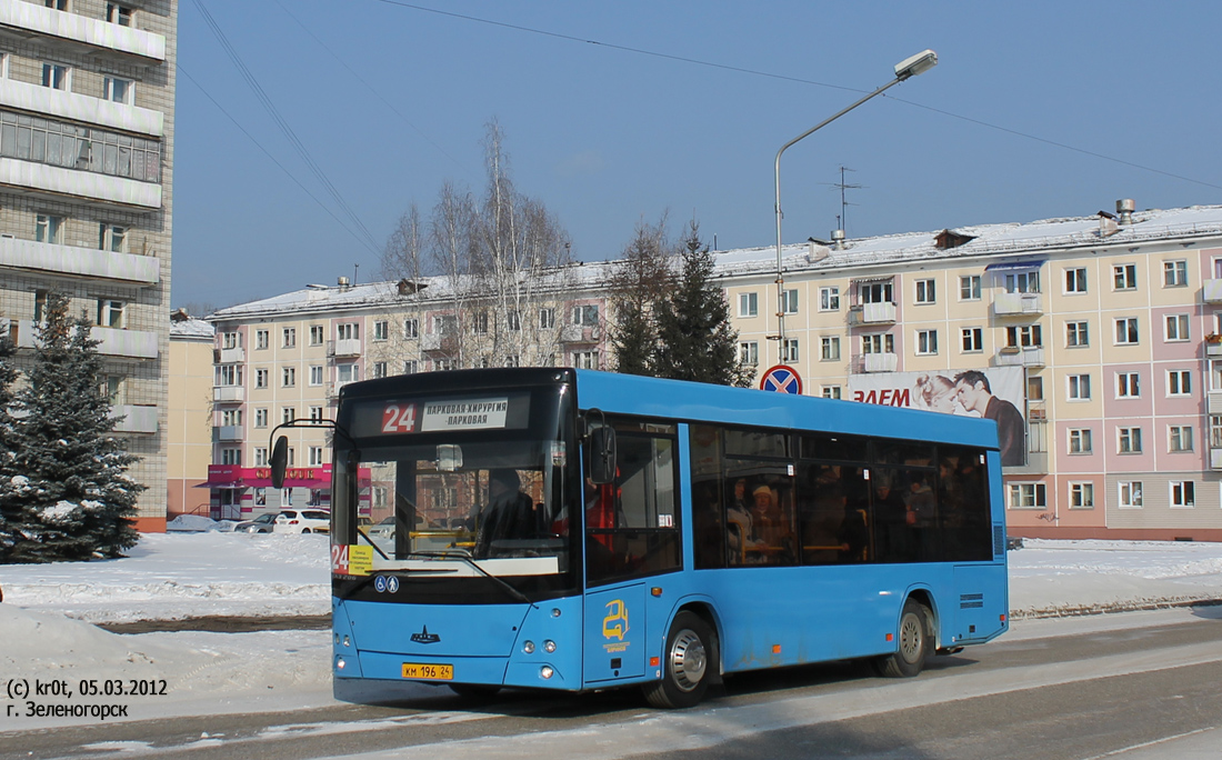Zelenogorsk, MAZ-206.060 # КМ 196 24