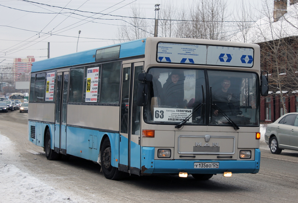 Krasnoyarsk, Mercedes-Benz O405 №: У 135 ВО 124