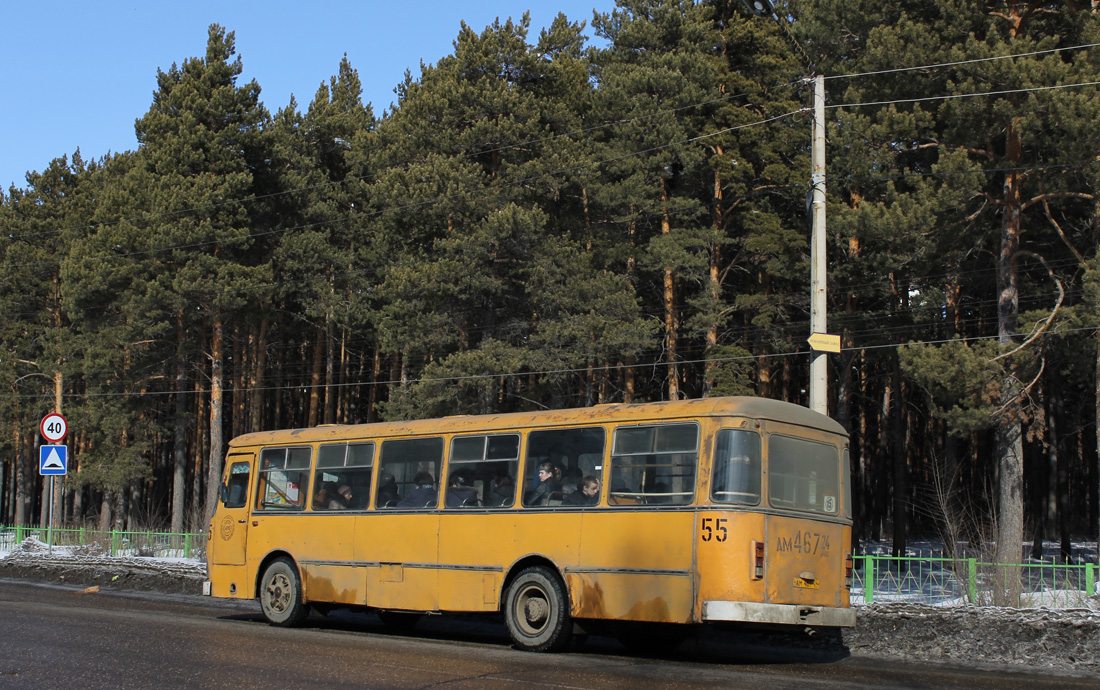 Канск, LiAZ-677М Nr. 55